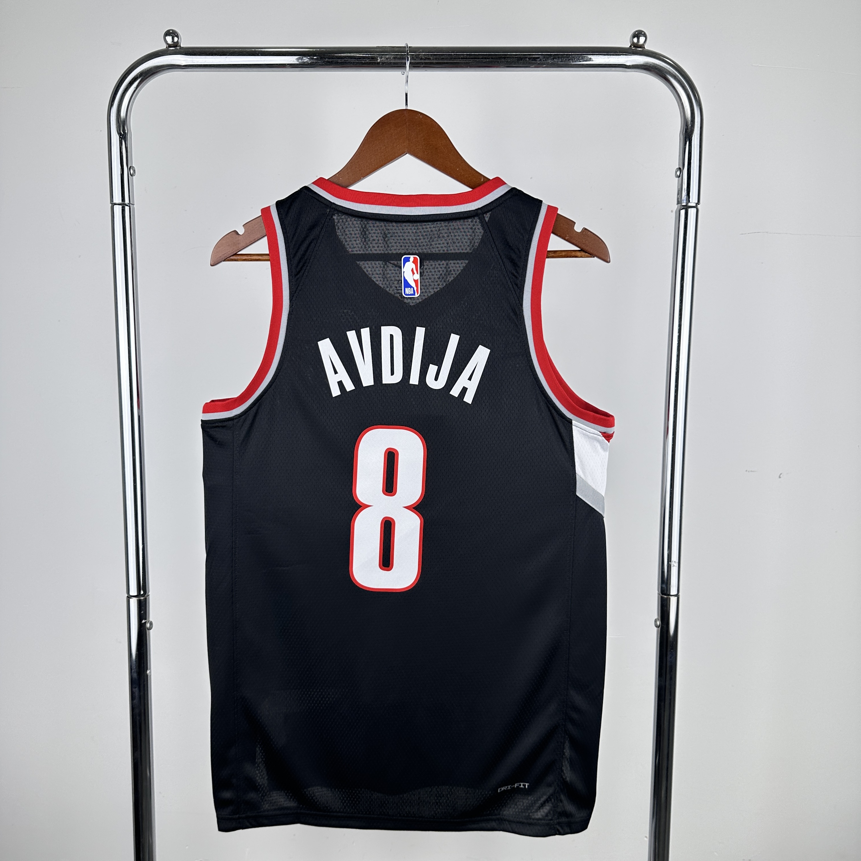 Men Portland Trail Blazers #8 Avdija Black Nike NBA 2024 Jersey